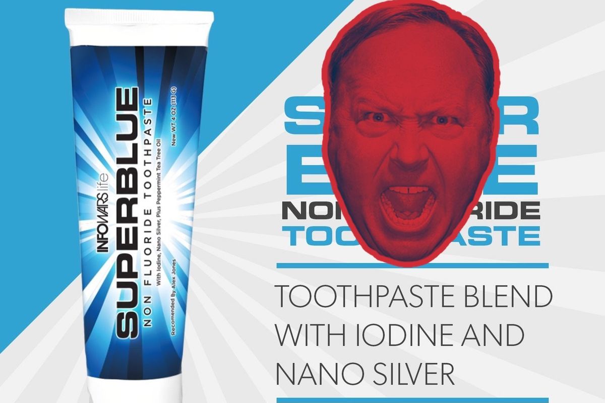 The FDA Said Alex Jones Can't Sell His Magic Anti-Coronavirus Toothpaste Anymore