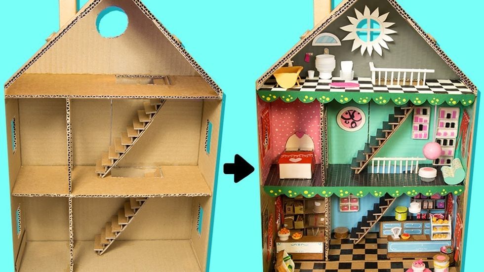 cardboard box house designs