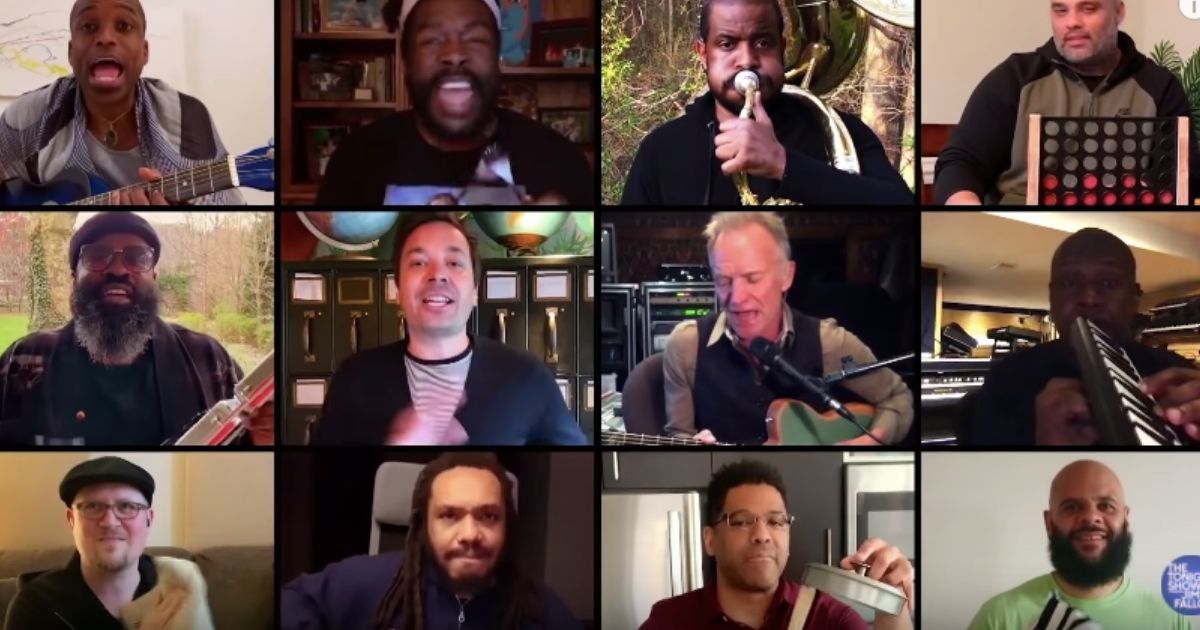 Jimmy Fallon, Sting and The Roots made an epic at-home version of 'Don't Stand So Close to Me'