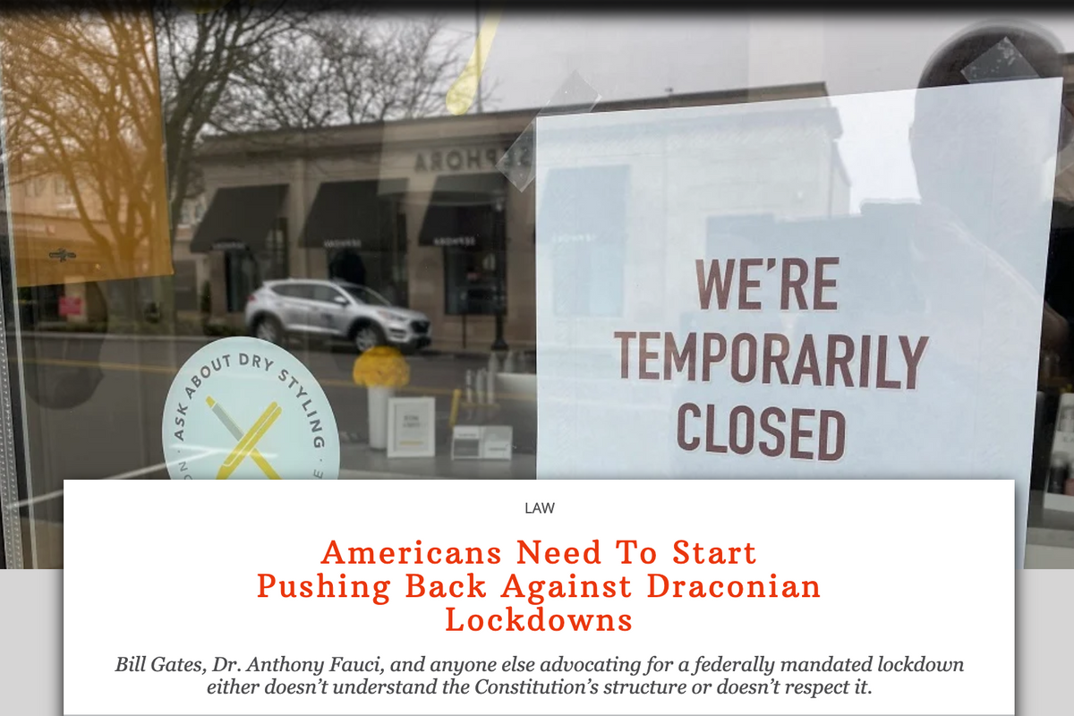 Is The Federalist Just Straight Up Trying To Kill People?