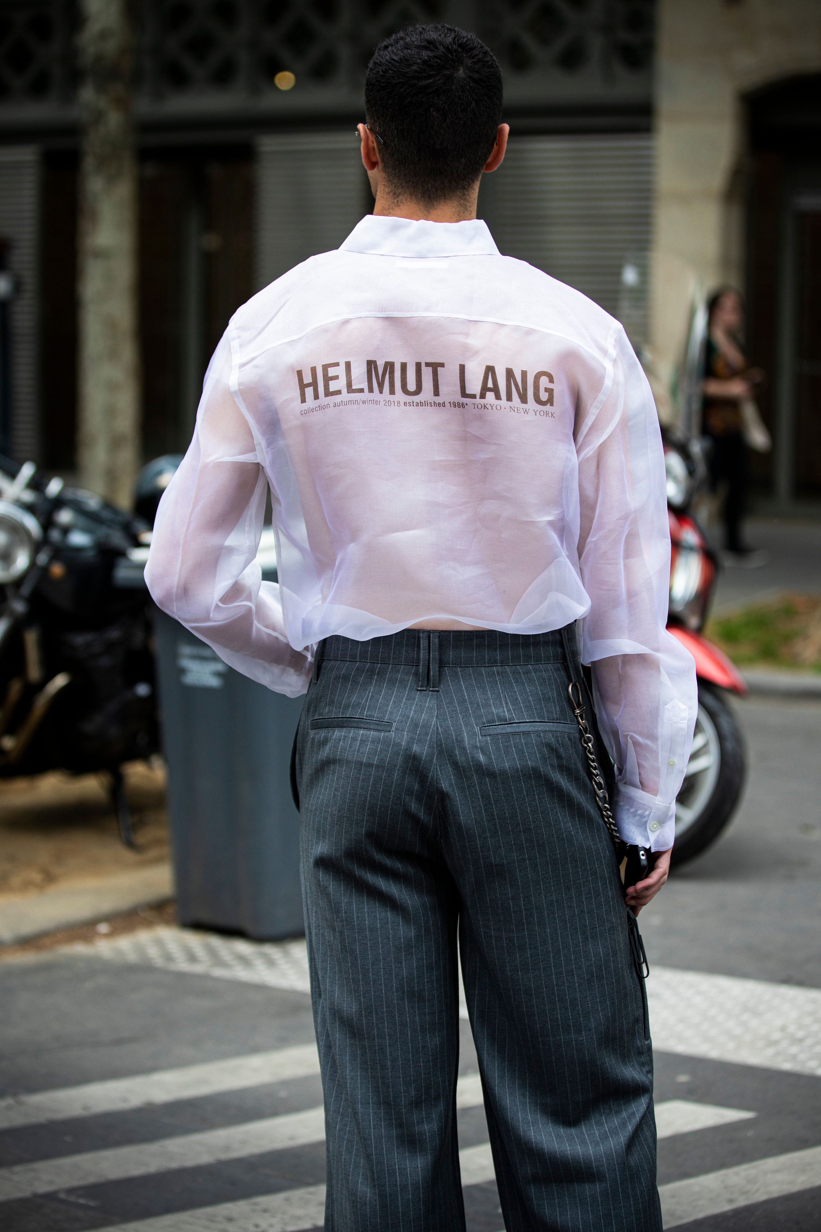 helmut lang dress shirt