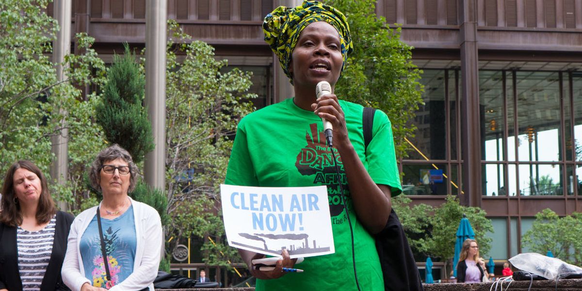 US Steel Clairton Coke Works air pollution protest
