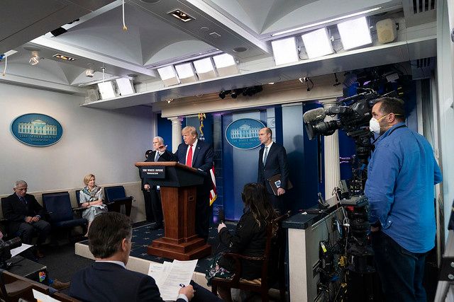 Raging Trump Turns Pandemic Briefing Into Propaganda Session