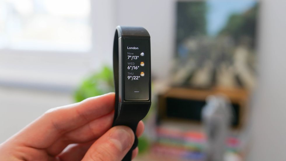 Wyze Band weather app