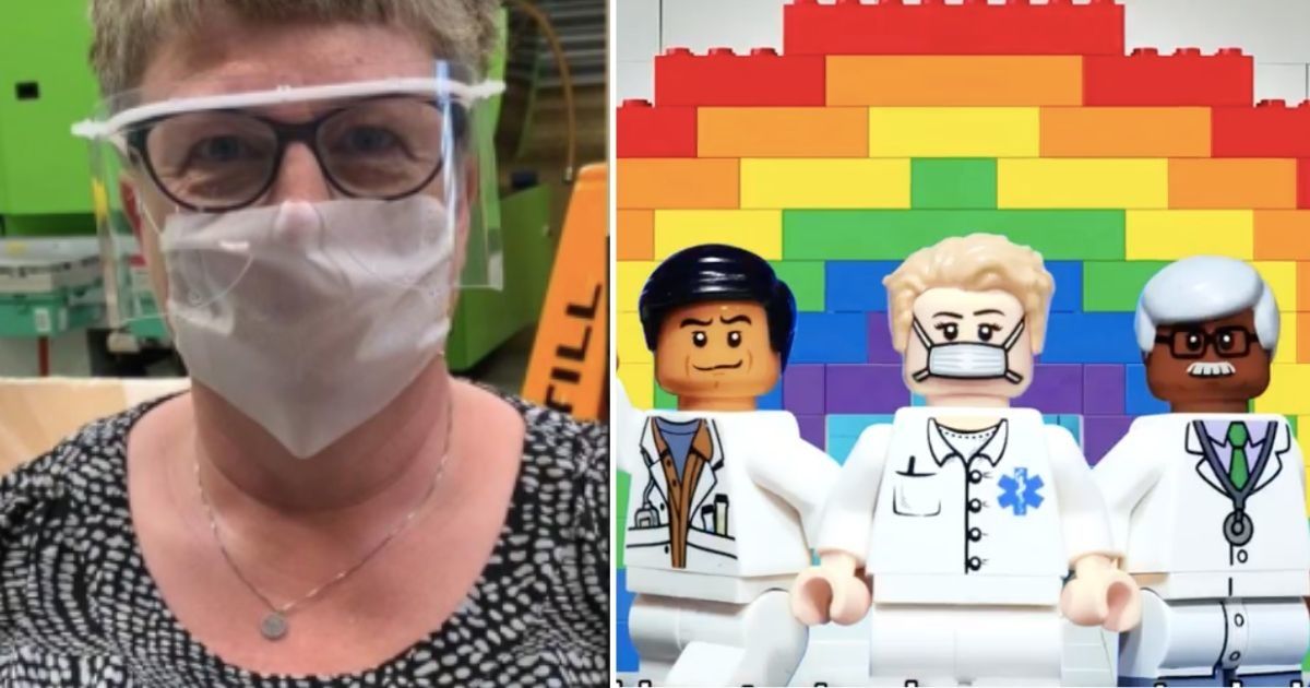 LEGO is making 13,000 plastic face visors a day for hospital workers