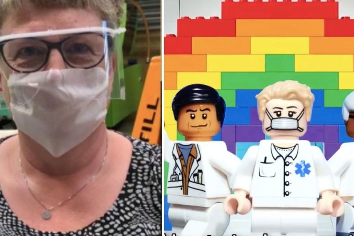 LEGO is making 13,000 plastic face visors a day for hospital workers