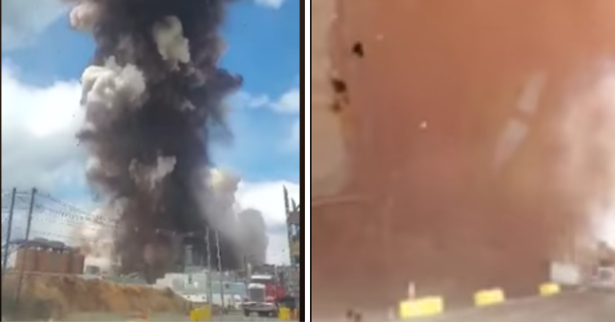 Intense Video Captures Moment Maine Paper Mill Is Completely Blown To Smithereens
