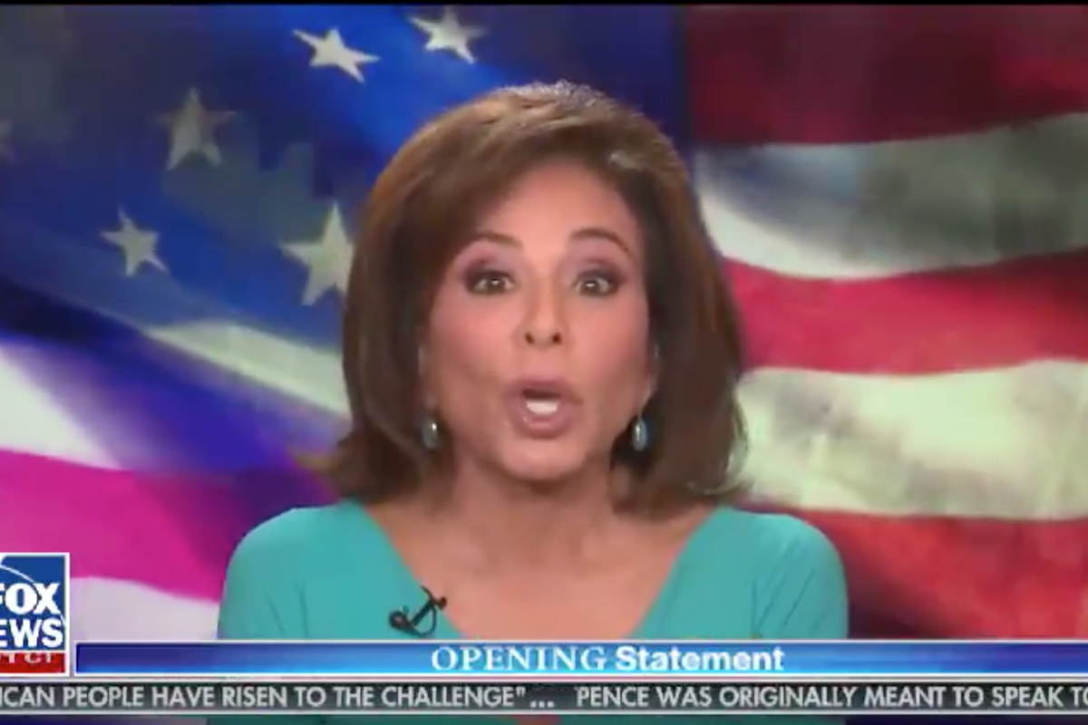 Judge Jeanine Will Wear Her Damn Mask, Now Let Her Out Of The House Already