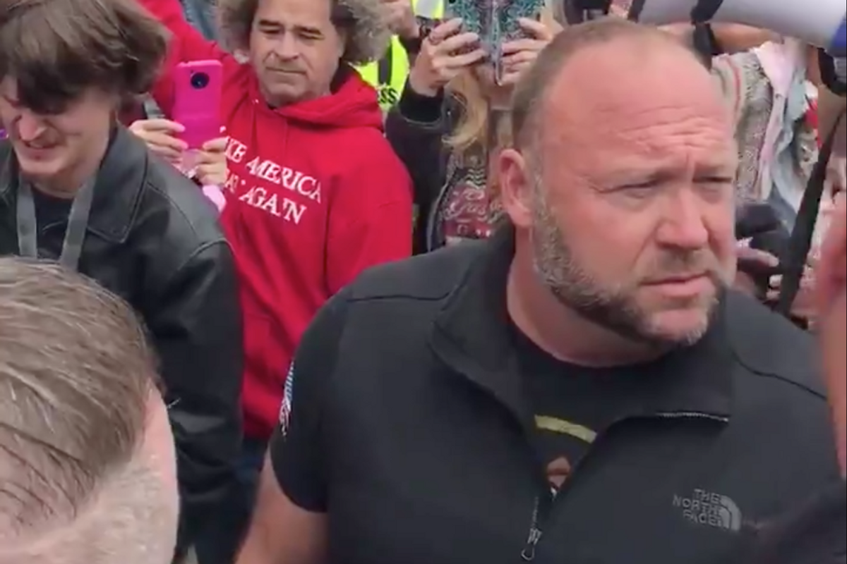 No Haircut On Earth Can Save Alex Jones And His Merry Band Of 'ReOpen America' Jerks.