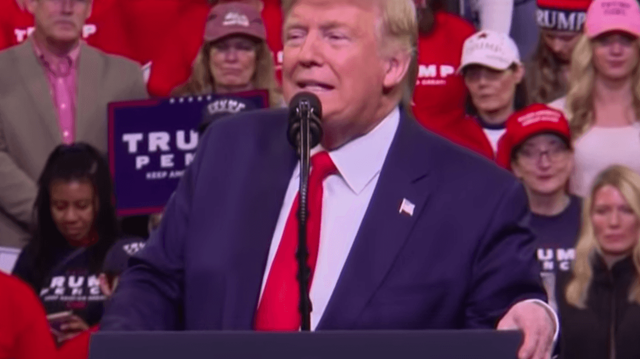 Trump Promotes 'Civil War' Tweet -- And Gets Showered With Insults