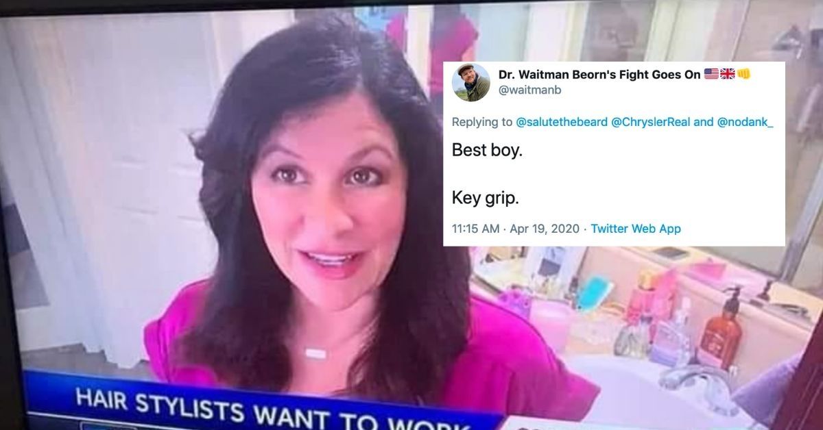 TV Reporter Films Segment From Home Not Realizing Her Husband Can Be Seen Totally Naked Behind Her