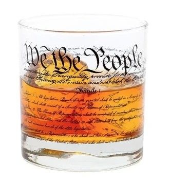 Constitution Rocks Glass