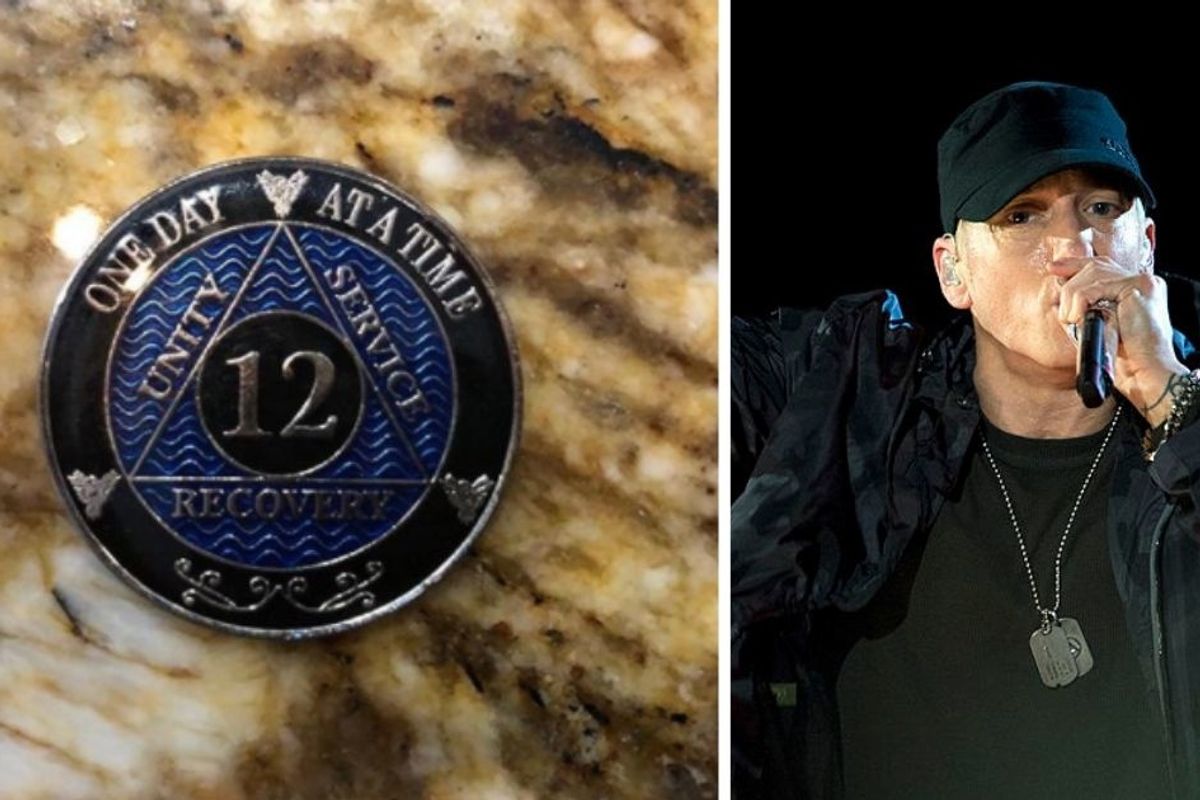 Eminem just reached an awesome addiction recovery milestone—12 years of sobriety