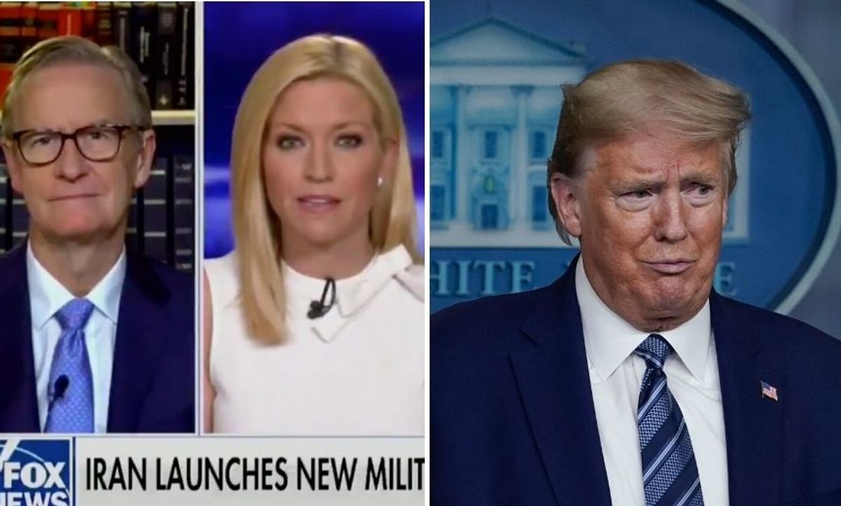 It Sure Looks Like Trump Threatened Military Action Against Iran Based on a 'Fox and Friends' Story He Watched This Morning