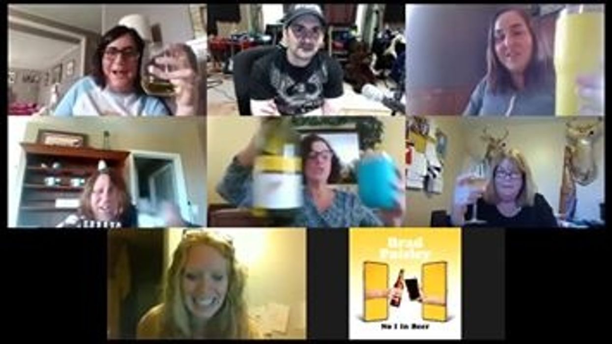 Brad Paisley surprised a group of teachers by joining their virtual book club meeting