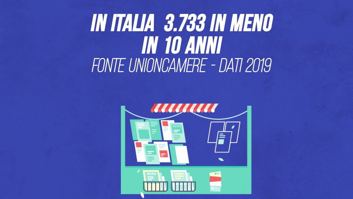 Edicole, in Italia 3.733 in meno in dieci anni