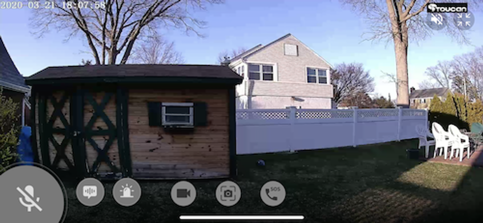 Day vision from Toucan app