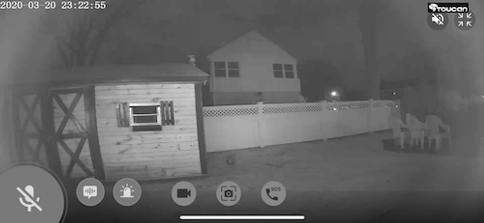 Night vision from Toucan app