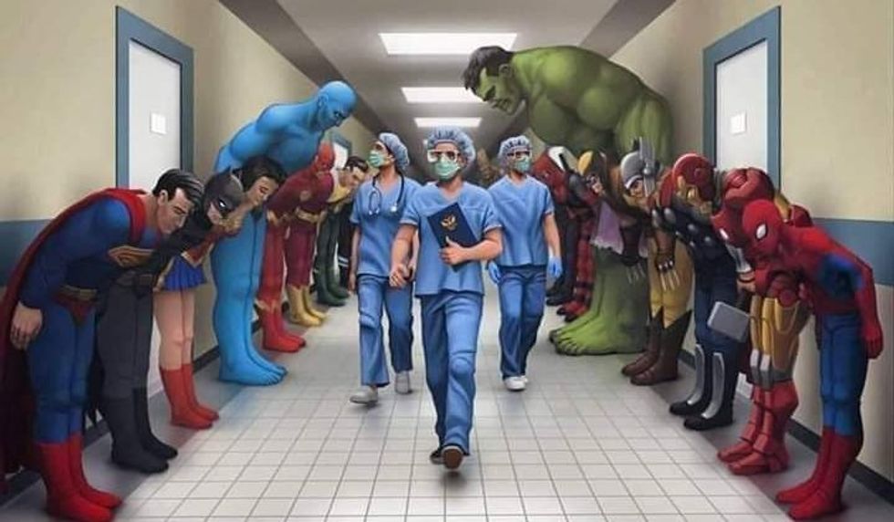 Behind the Meme: I'm Losing My Sh*t Over the Superheroes Bowing ...