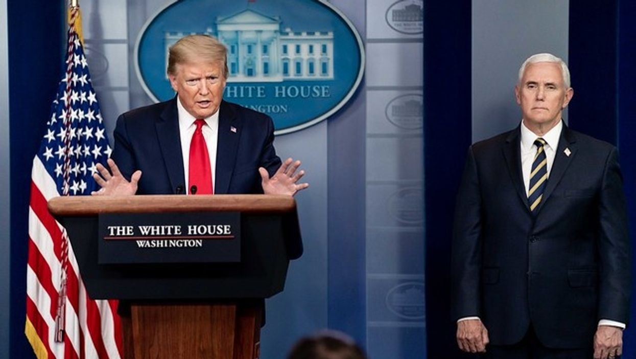 Donald Trump, Mike Pence, coronavirus