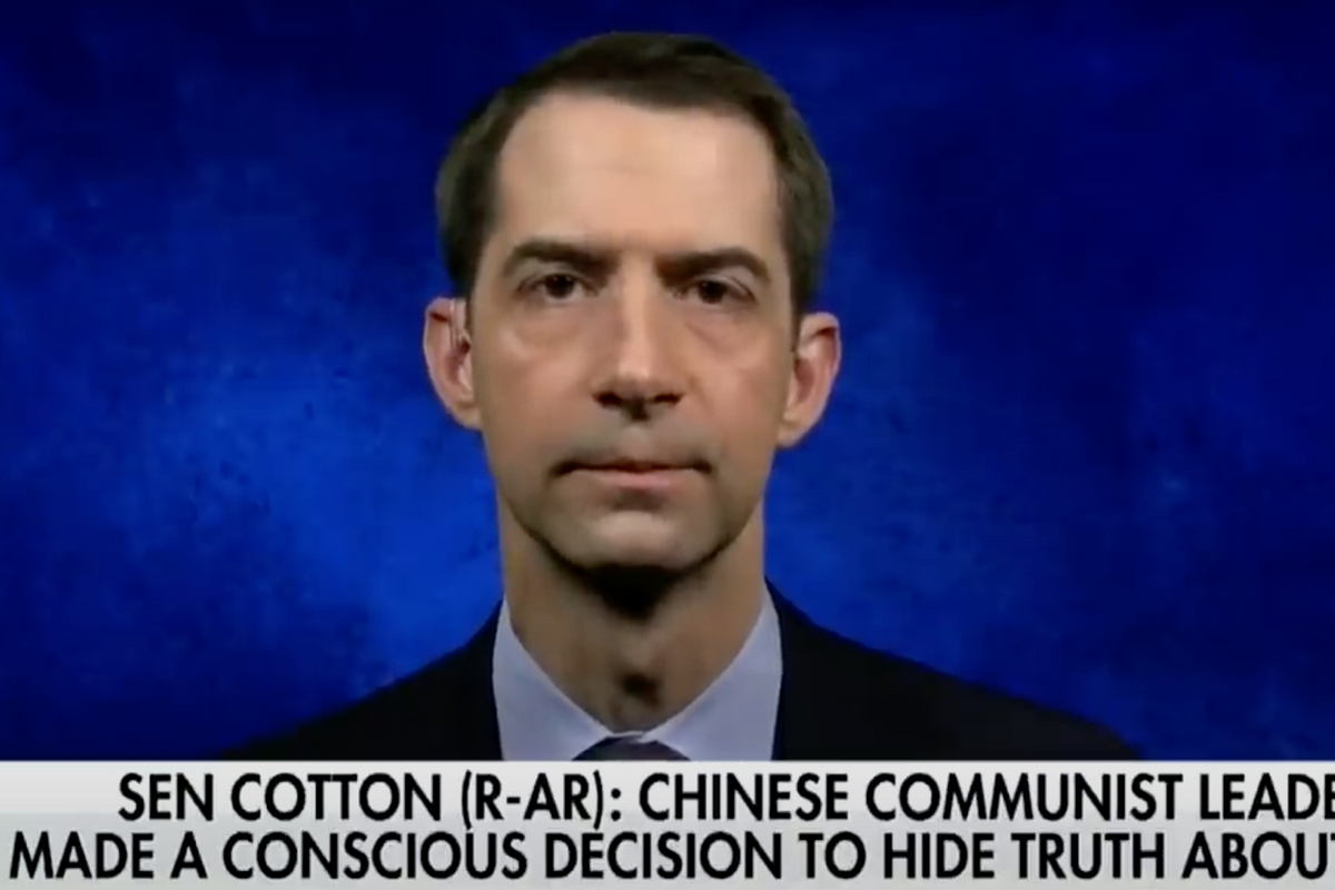 Tom Cotton Threatens America With A Good Time