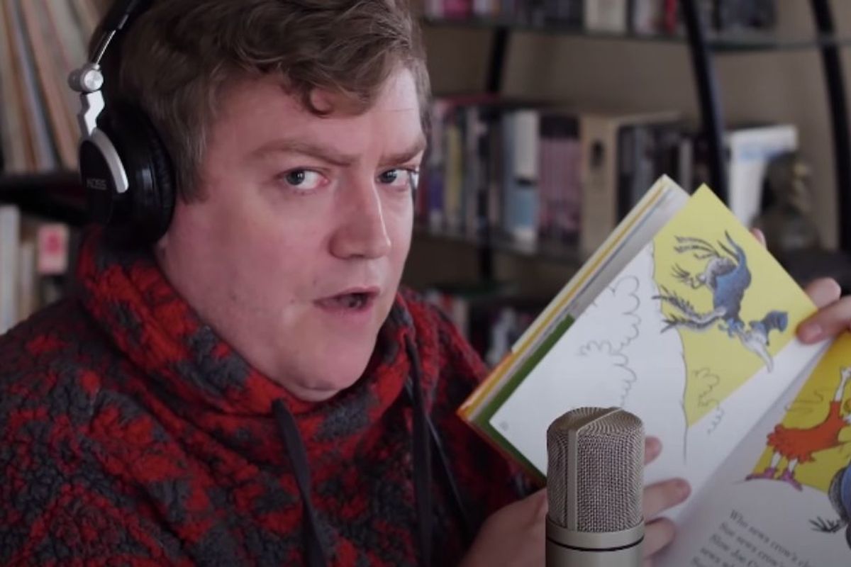 Man skillfully raps Dr. Seuss rhymes over Dr. Dre beats in a must-see mashup