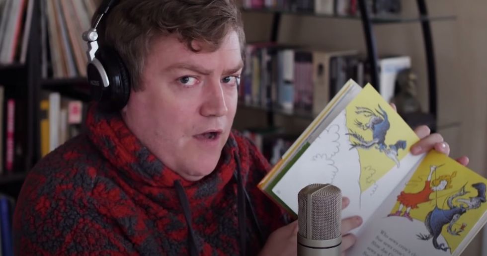 Man skillfully raps Dr. Seuss rhymes over Dr. Dre beats in a must-see mashup