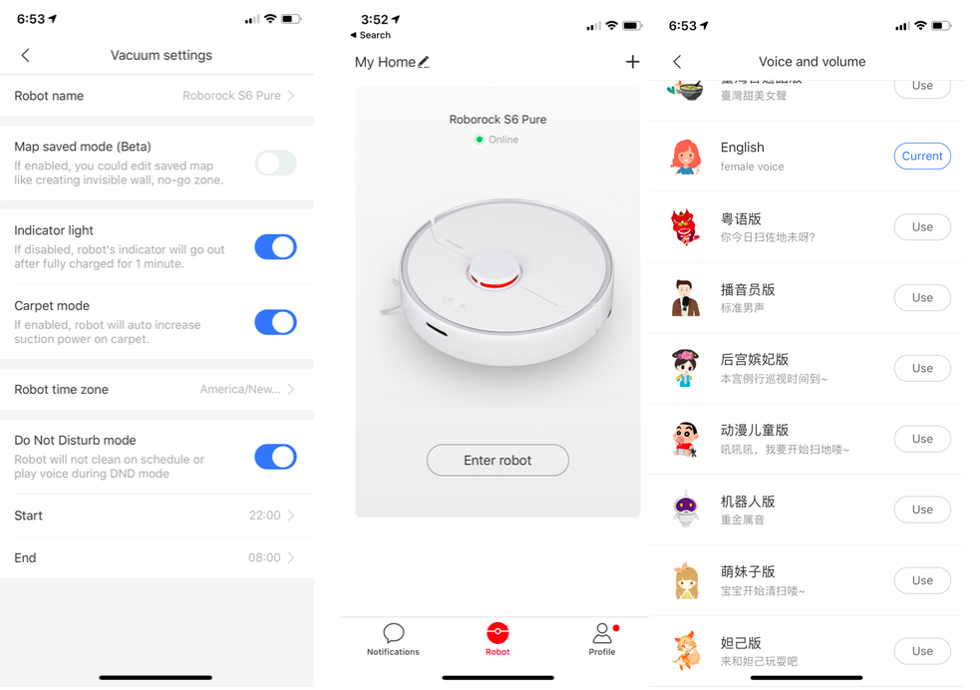 Roborock S6 Pure smart vacuum