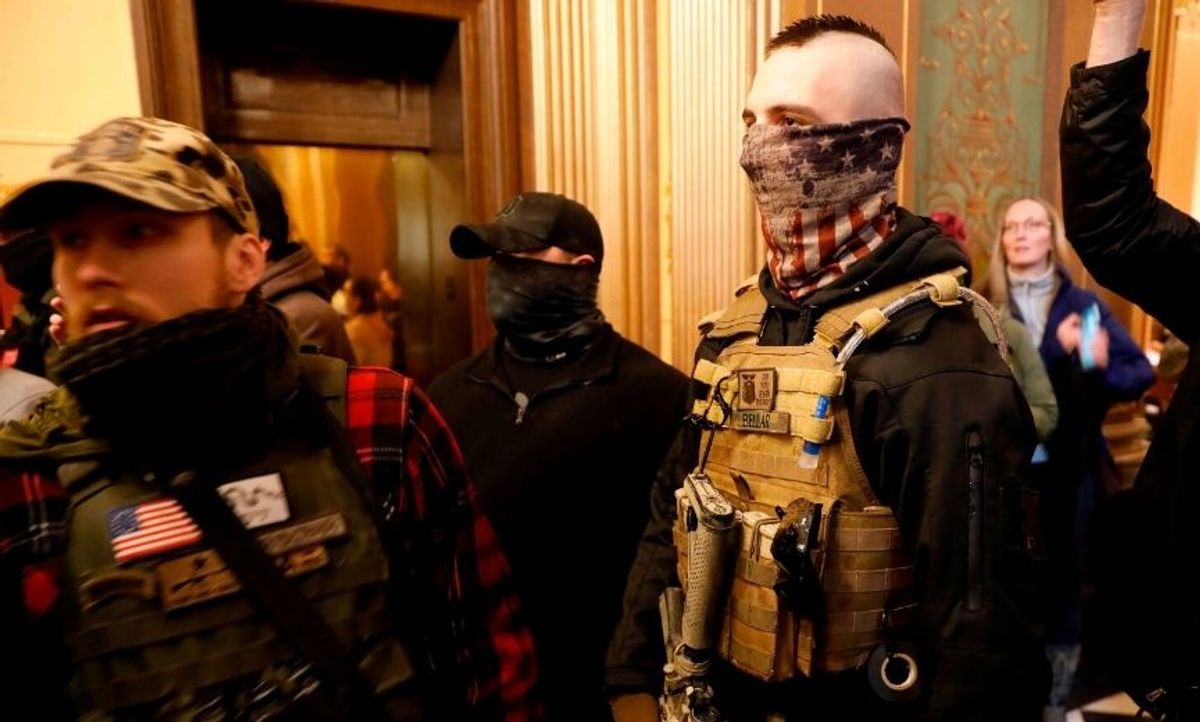 Armed Gunmen Storm Michigan Statehouse to Protest Lockdown Order, and It Looks Like Something Out of a Movie