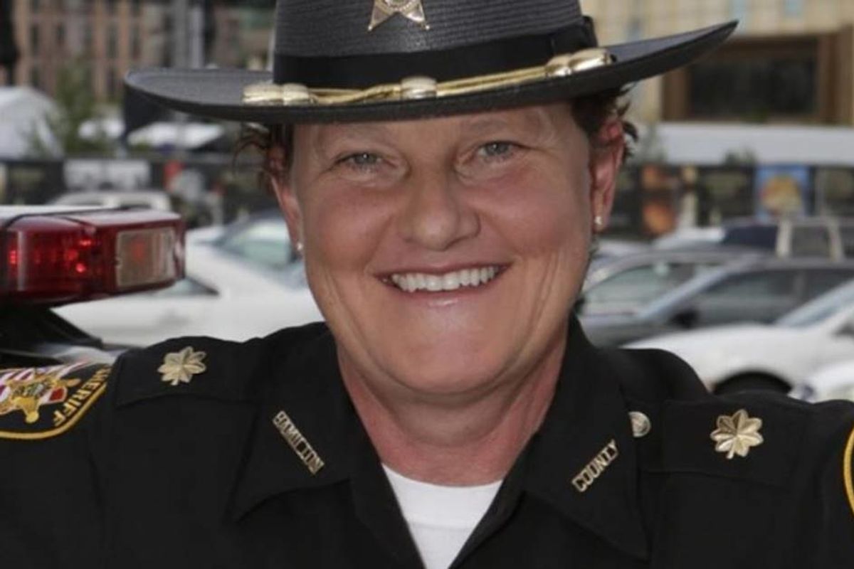 After she was fired by the sheriff for being a lesbian she ran for his office and won in a landslide