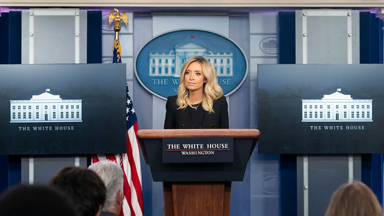 Trump’s New Press Secretary Holds First Wacky Briefing