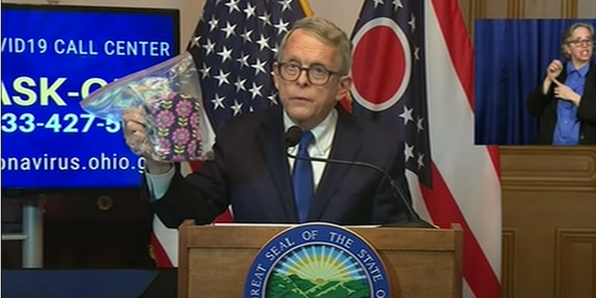 Mike DeWine Walked Back Mask Order For Fear Of Offending People Who Don ...