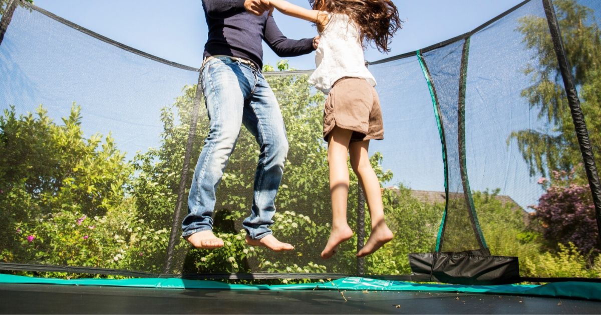 Dad's Attempt To Be A 'Fun Dad' On A Trampoline Quickly Goes South After He Breaks His 5-Year-Old Daughter's Ankle