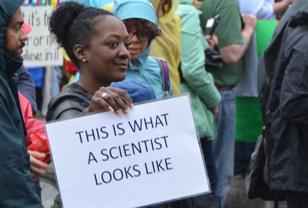 Black woman scientist