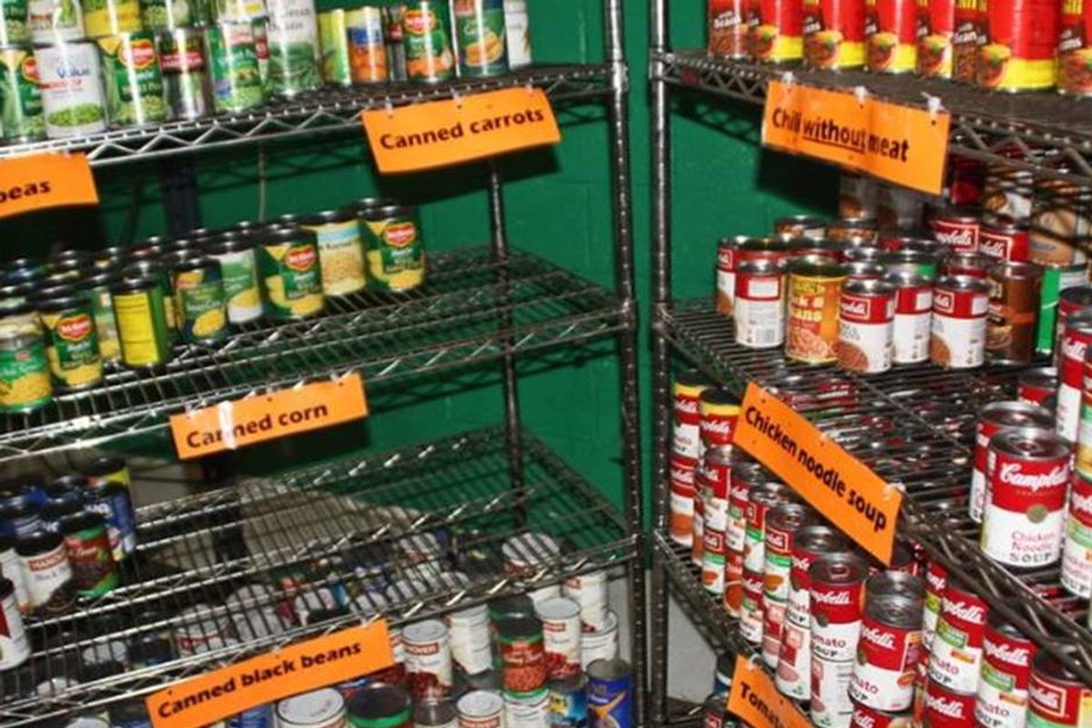 Panic buying has put a strain on food banks at a time when we need them most