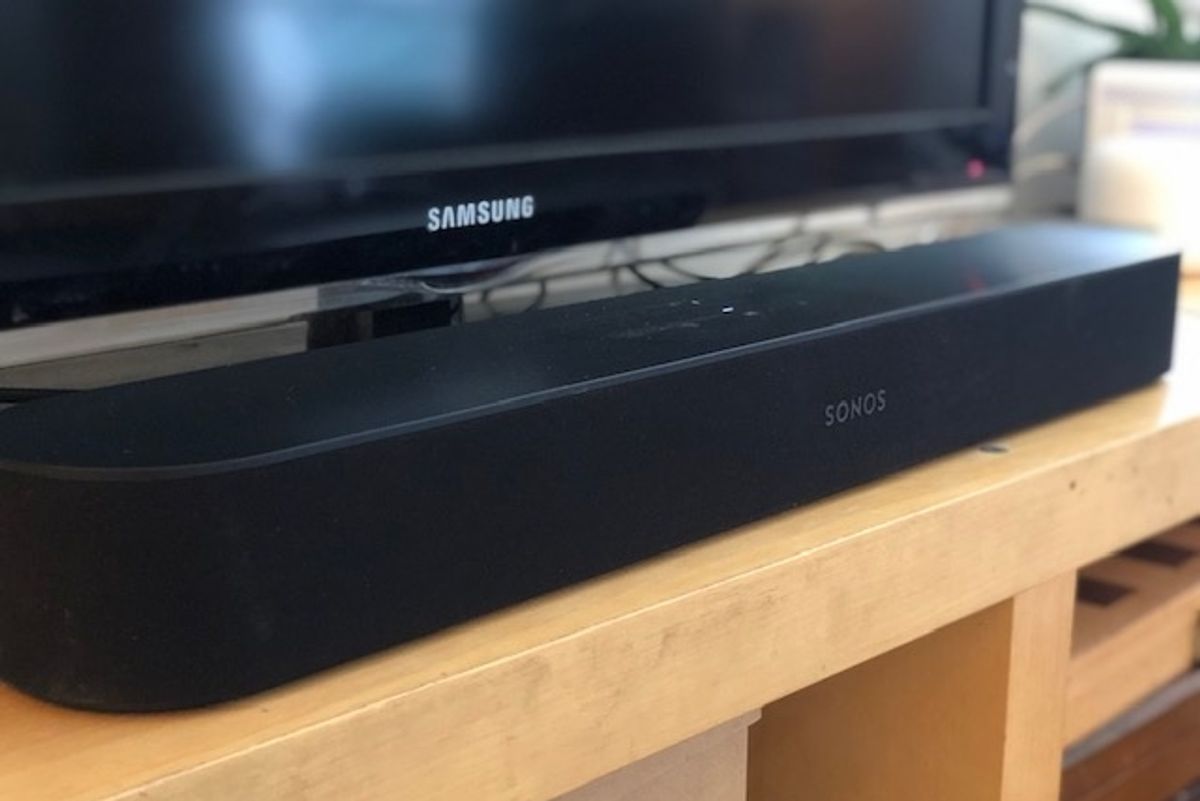  Sonos Beam - Smart TV Sound Bar with  Alexa Built-in -  Black : Electronics
