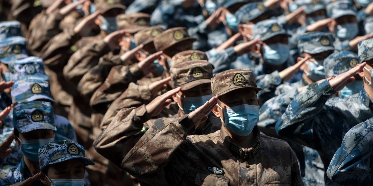 Chinese military medical inspection
