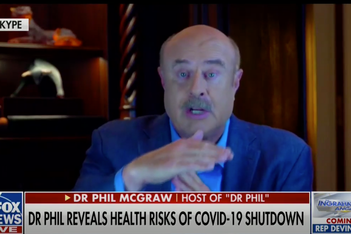 Dr. Phil (Not A Doctor) Talking Some Fake Shutdown Bullsh*t