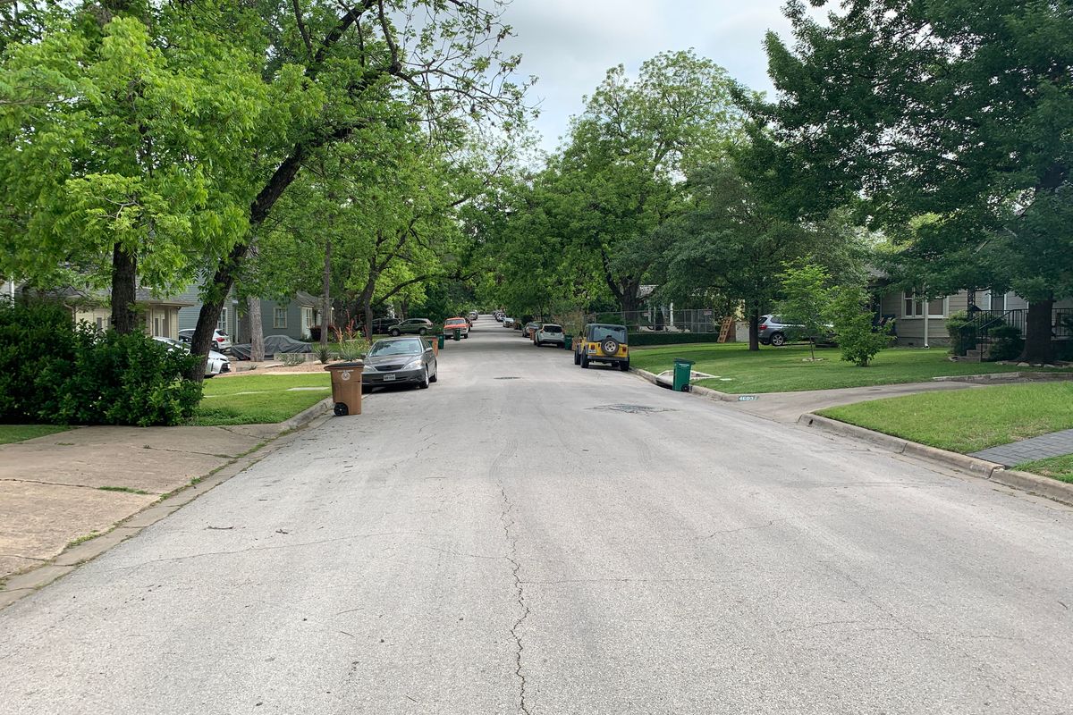 real estate Austin street stock