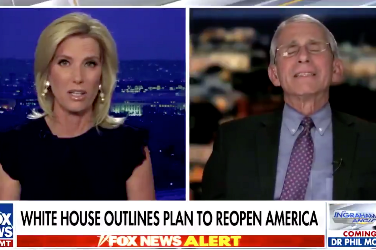 Dr. Fauci Probably Would’ve Preferred Shaking Your Unwashed Hand To This Laura Ingraham Interview