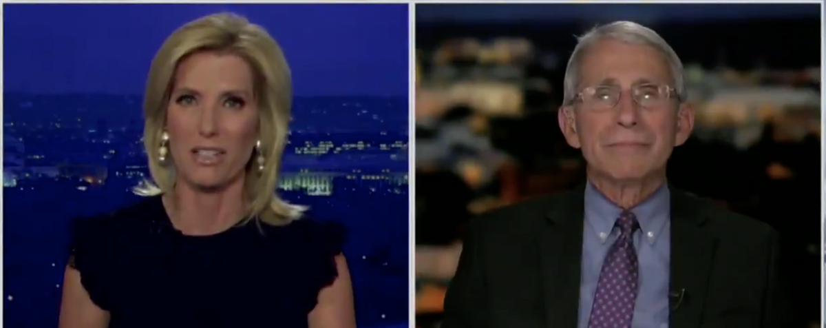 Dr. Fauci Smacks Laura Ingraham Down as 'Misleading' After She Questions Why We're Pursuing a Virus Vaccine