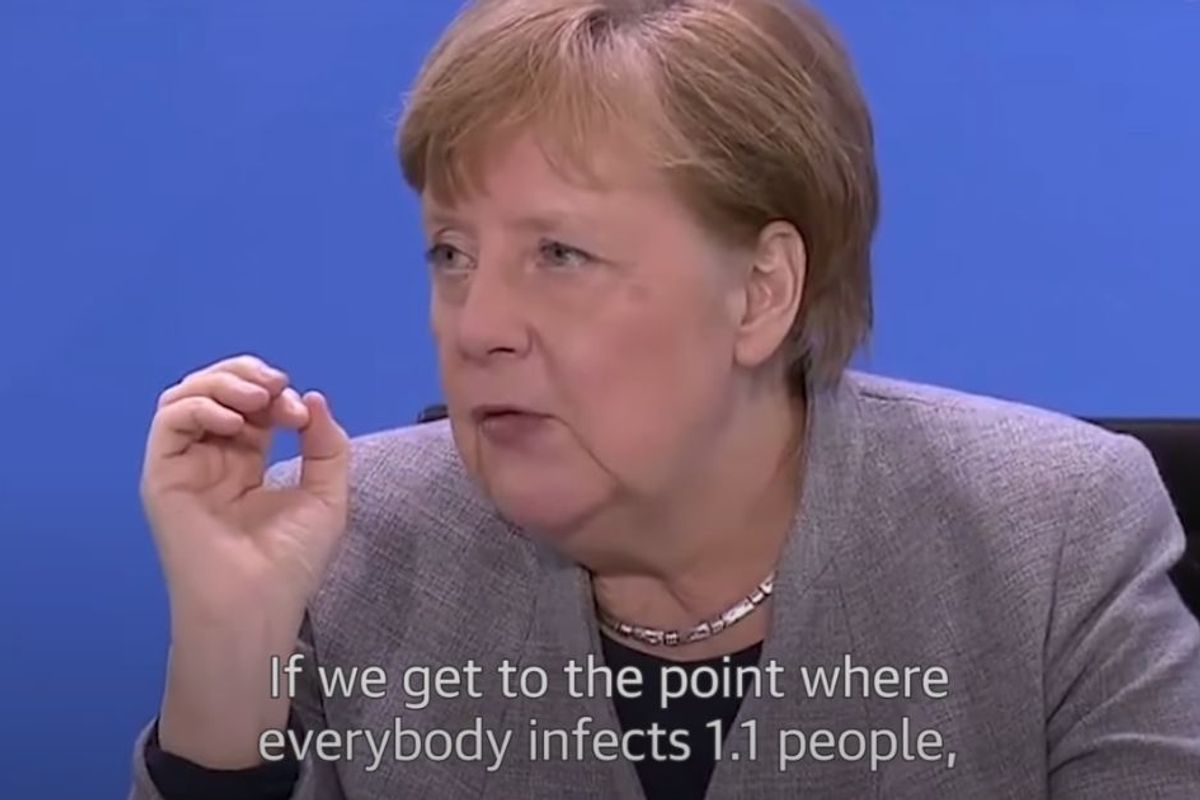Angela Merkel explained the scientific problem with 'overconfidence' in lifting lockdowns