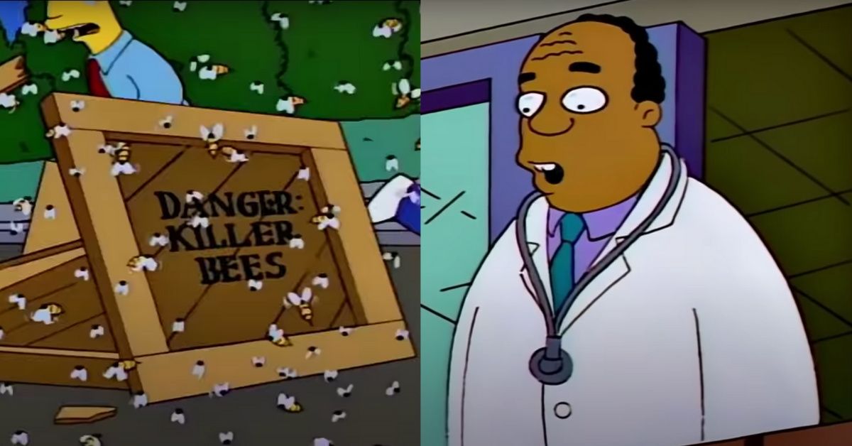 'The Simpsons' Basically Predicted The Pandemic And Murder Hornets All In One Episode From 1993