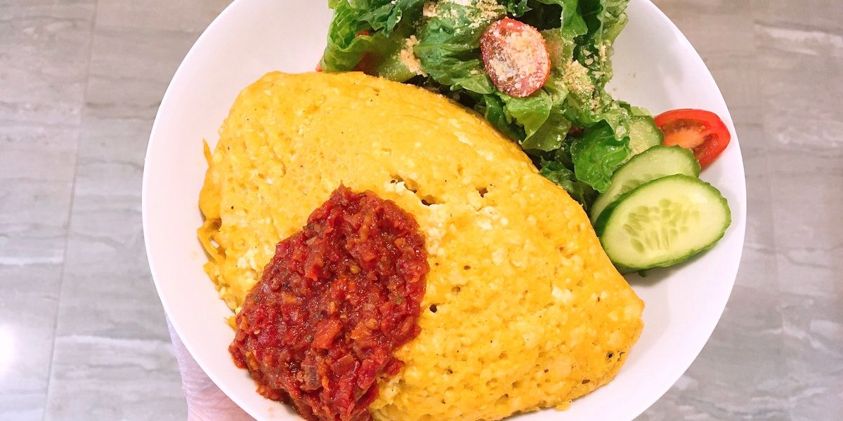 Vegan Magical Happens?! Egg Free Tofu Omurice (Omelette on Rice) My