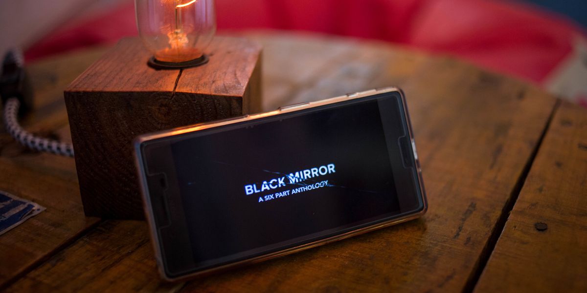 Black mirror representation image