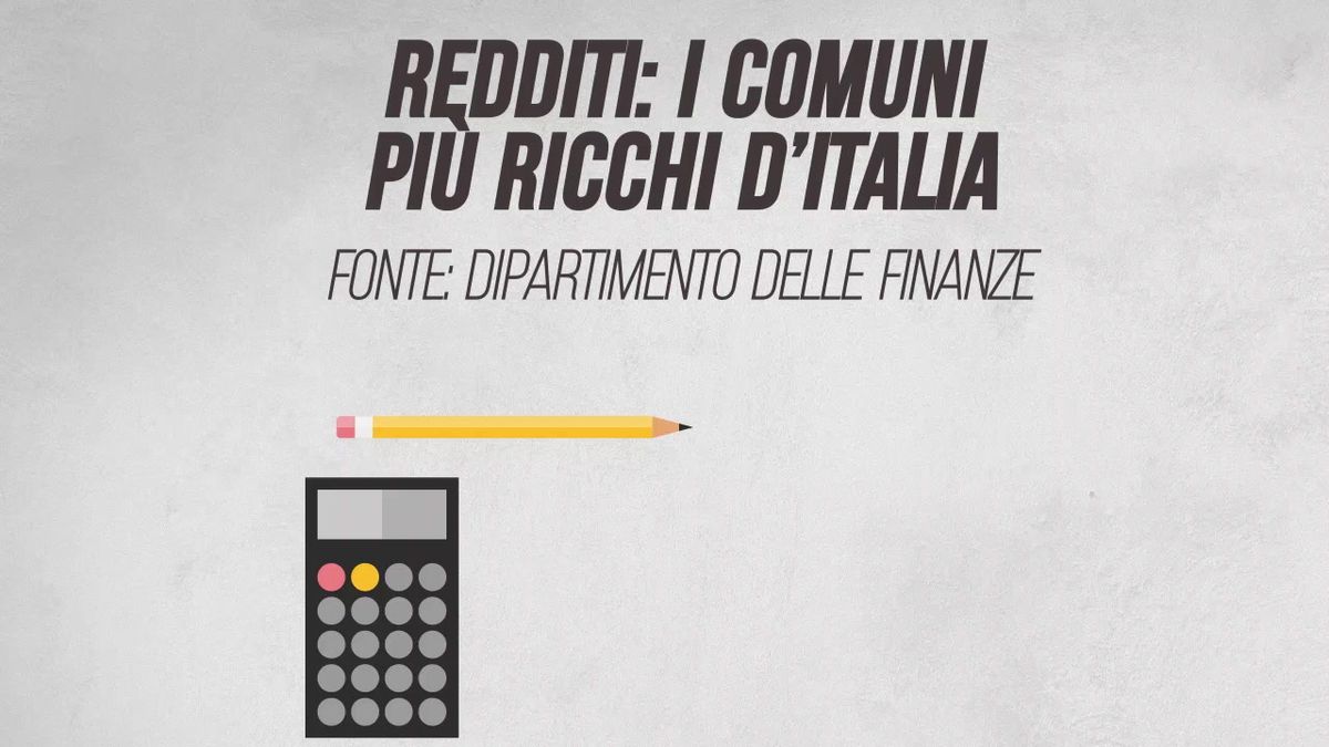 Redditi: i comuni più ricchi d'Italia