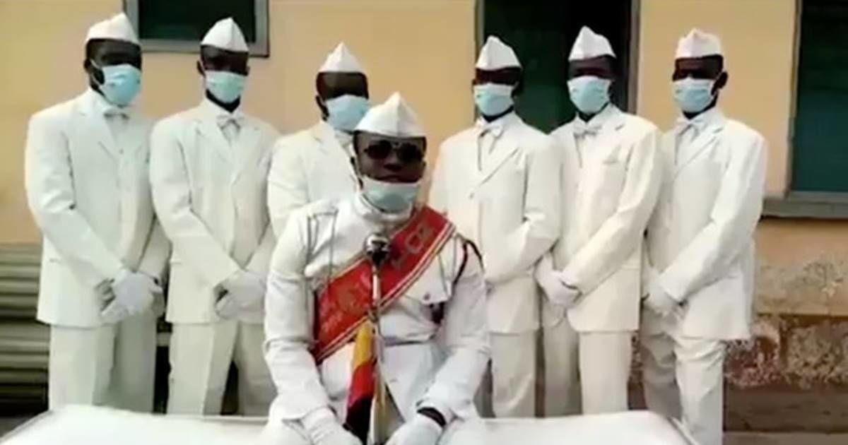Ghana's dancing pallbearers have a message for anyone who isn't social distancing