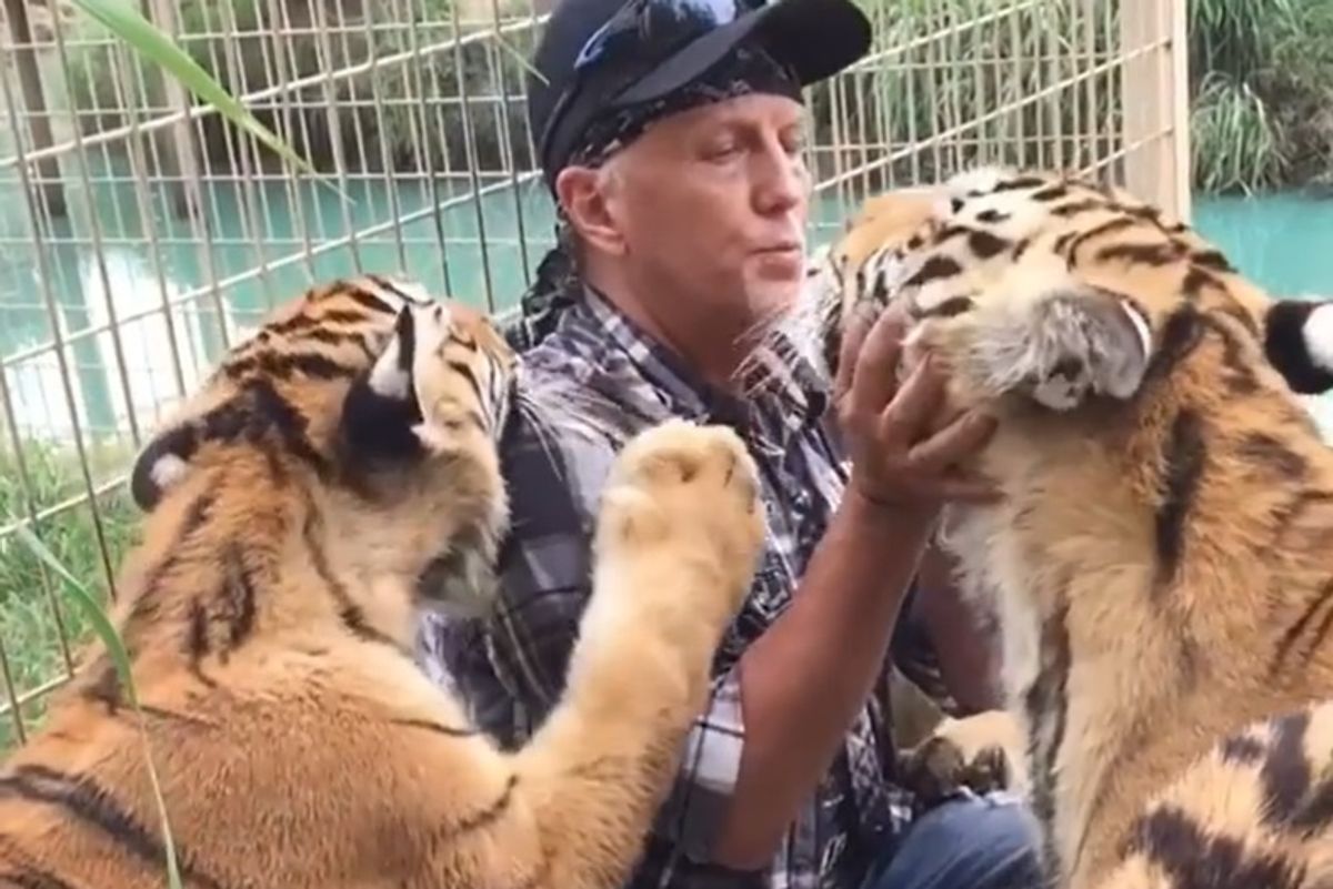 Owner Jeff Lowe at Tiger King Zoo
