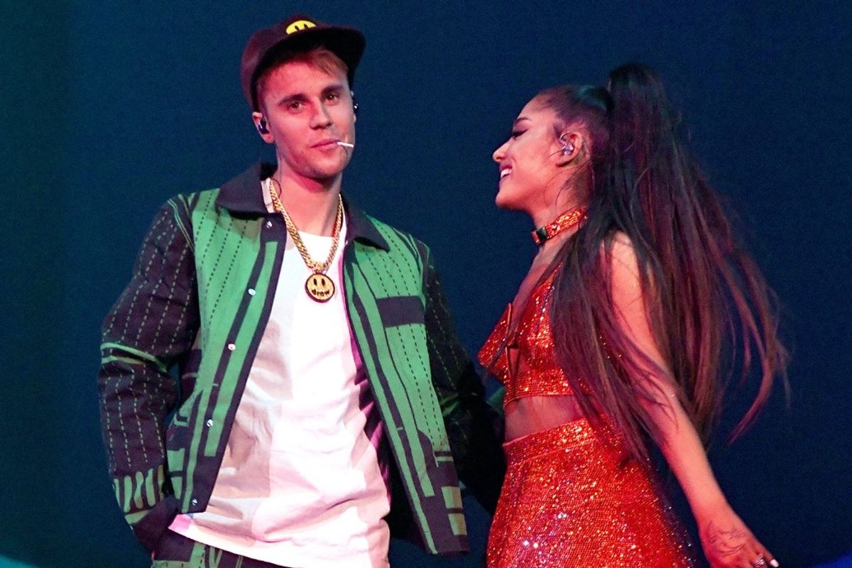 Justin Bieber and Ariana Grande