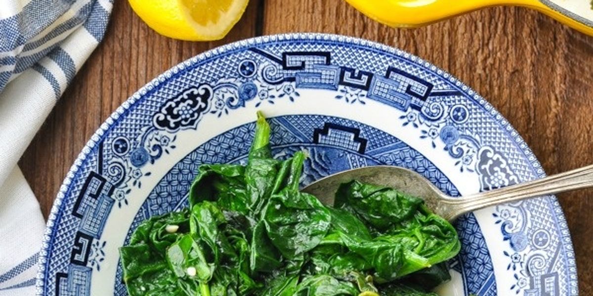 Sauteed Spinach with Garlic - My Recipe Magic